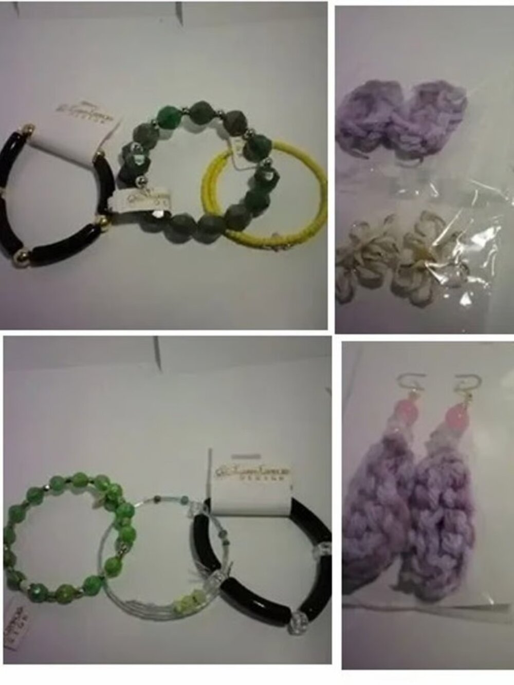 earrings and bracelets 12 pcs